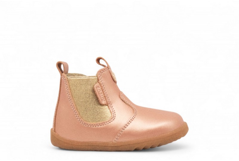 Bobux I Walk Jodhpur Rose Gold
