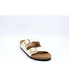 Birkenstock Ciabatte ARIZONA BS SYN LEO EGGSHELL