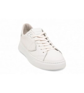 PHILIPPE MODEL SNEAKER TEMPLE LOW VEAU BLANC.