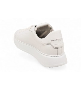 PHILIPPE MODEL SNEAKER TEMPLE LOW VEAU BLANC.