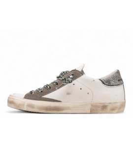 PHILIPPE MODEL SNEAKER PRSX METAL LEO BLANC