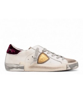 PHILIPPE MODEL SNEAKER PRSX BLANC BORDEAUX