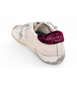 PHILIPPE MODEL SNEAKER PRSX BLANC BORDEAUX