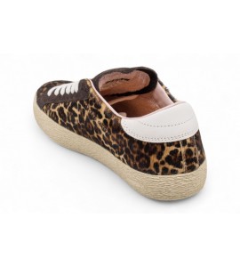 DATE HILL LOW LEOPARD BROWN