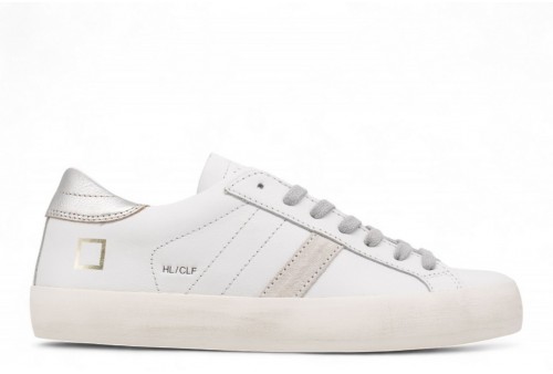 DATE HILL LOW CALF WHITE-SIL