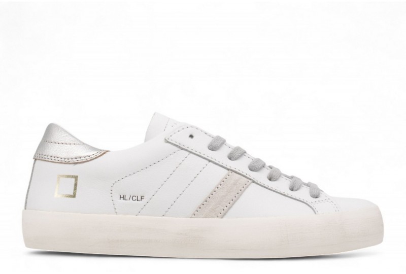 DATE HILL LOW CALF WHITE-SIL
