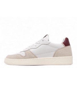 DATE COURT 2.0 BASIC WHITE BORDEAUX