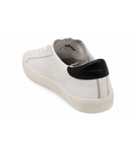 DATE HILL LOW CALF WHITE-BLACK