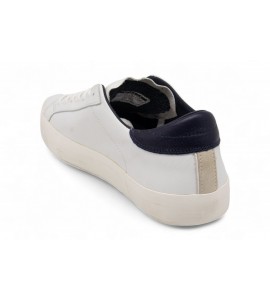 DATE HILL LOW CALF WHITE-BLUE