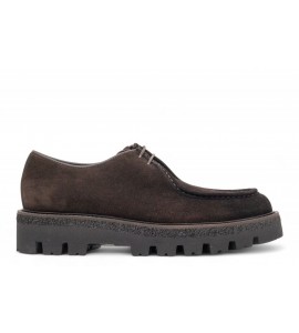 BARRETT STRINGATA IN SUEDE TESTA DI MORO