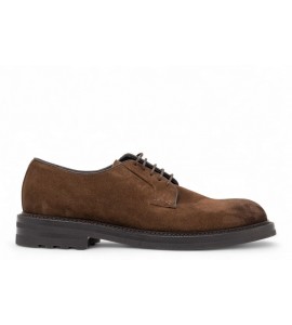 BARRETT STRINGATA IN SUEDE TABACCO