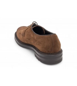 BARRETT STRINGATA IN SUEDE TABACCO