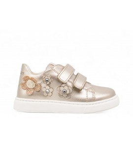 BALDUCCI SNEAKERS IN PELLE CON FIORI