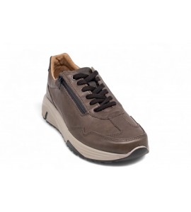 IGI E CO SNEAKERS IN PELLE CON ZIP