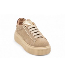JANET E JANET Sneaker platform in suede