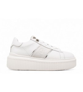 JANET E JANET Sneaker platform in pelle