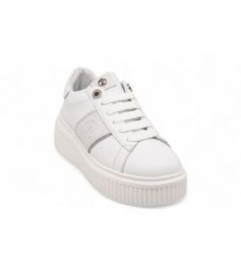 JANET E JANET Sneaker platform in pelle