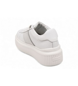 JANET E JANET Sneaker platform in pelle