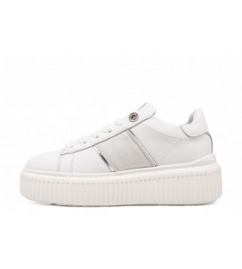 JANET E JANET Sneaker platform in pelle