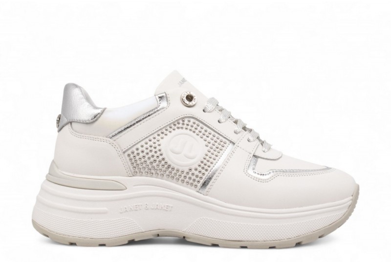 JANET E JANET Sneaker in pelle