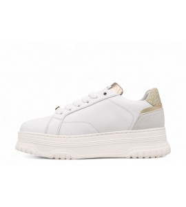 JANET E JANET sneaker platform in pelle