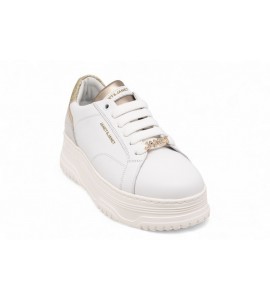 JANET E JANET sneaker platform in pelle