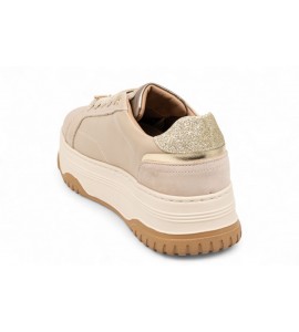 JANET E JANET sneaker platform in pelle