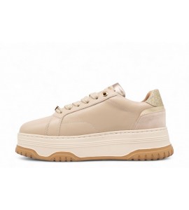 JANET E JANET sneaker platform in pelle