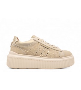 JANET E JANET Sneaker in camoscio