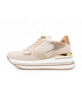 ALVIERO MARTINI Sneaker in eco nappa con inserti Geo