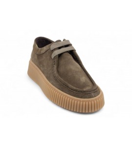 ANTICA CUOIERIA STRINGATA IN SUEDE