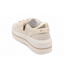 DONNA SERENA SNEAKER PLATFORM IN PELLE