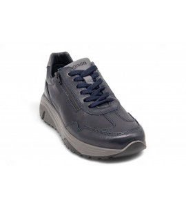 IGI E CO SNEAKERS IN PELLE CON ZIP