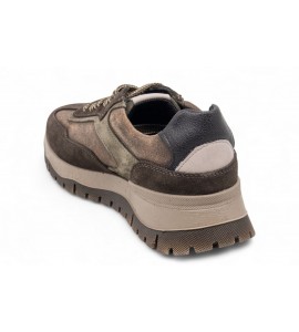 IGI E CO SNEAKERS IN CAMOSCIO