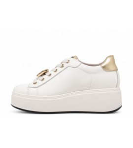 IGI E CO SNEAKERS PLATFORM IN PELLE