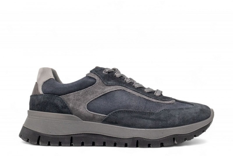 IGI E CO SNEAKERS IN CAMOSCIO