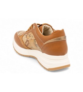 ALVIERO MARTINI SNEAKERS DETTAGLIO GEO LEATHER