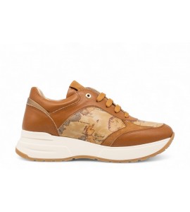 ALVIERO MARTINI SNEAKERS DETTAGLIO GEO LEATHER