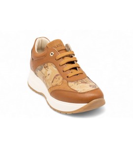 ALVIERO MARTINI SNEAKERS DETTAGLIO GEO LEATHER