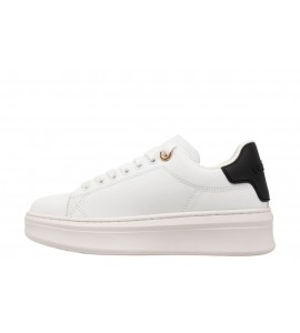 GAELLE Sneakers Addict In Action Leather Con Logo Metallo