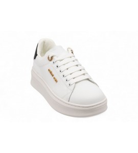GAELLE Sneakers Addict In Action Leather Con Logo Metallo