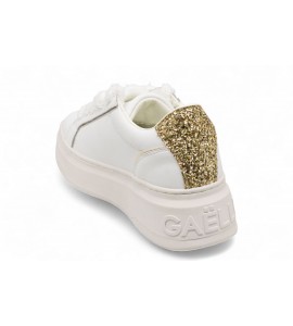GAELLE Sneakers New Addict In Action Leather Con Inserti Glitter