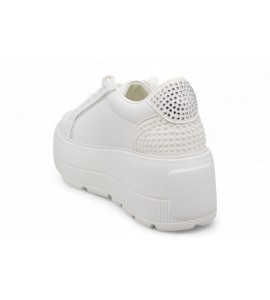 GAELLE Sneakers Addict Platform In Action Leather