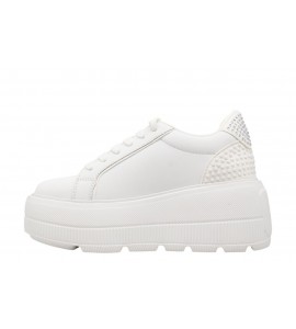 GAELLE Sneakers Addict Platform In Action Leather