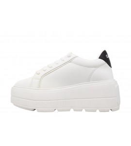 GAELLE Sneakers Addict Platform In Action Leather