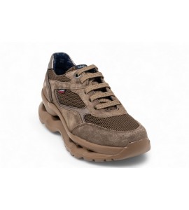 CALLAGHAN sneaker in pelle scamosciata trufa