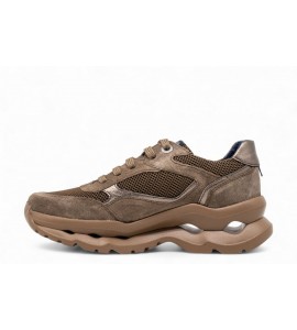 CALLAGHAN sneaker in pelle scamosciata trufa