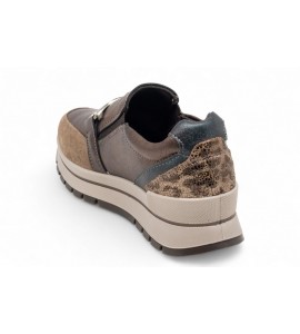 IGI E CO SNEAKER SLIP ON IN PELLE