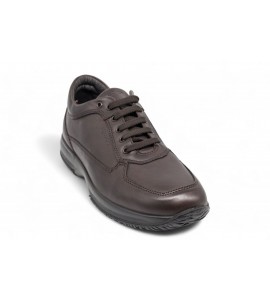 IGI E CO STRINGATA IN PELLE