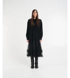 JUCCA ABITO FELPA E TULLE